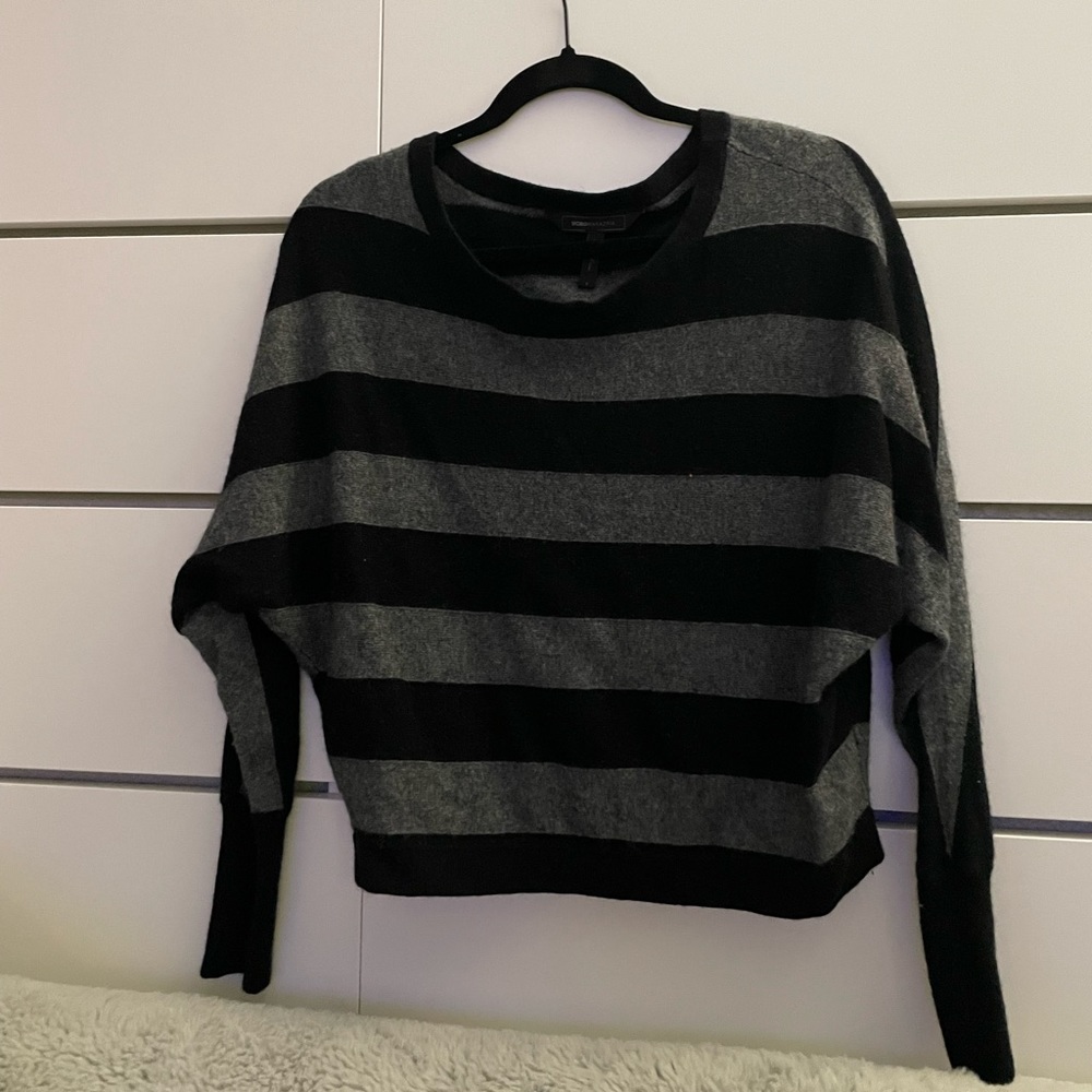 BCBGMAXAZRIA Striped Dolman Style Sweater